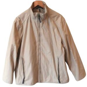 Marc New York Andrew Marc Jacket Mens Size L Tan Lightweight